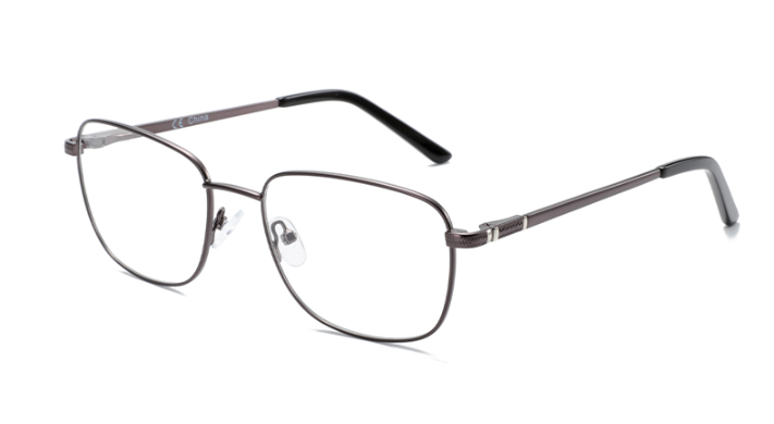 Classic business and leisure style resin lenses metal male men optical frames eyeglasses