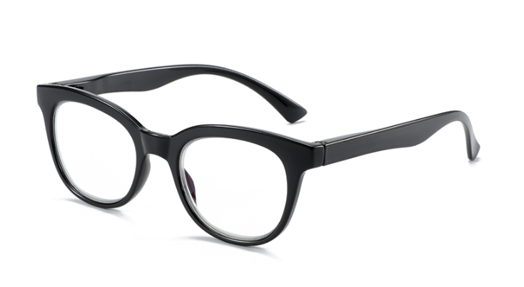 Casual and fashionable style with oval eye shape resin lenses PC unisex anti blue light blocking reading glasses eye glasses