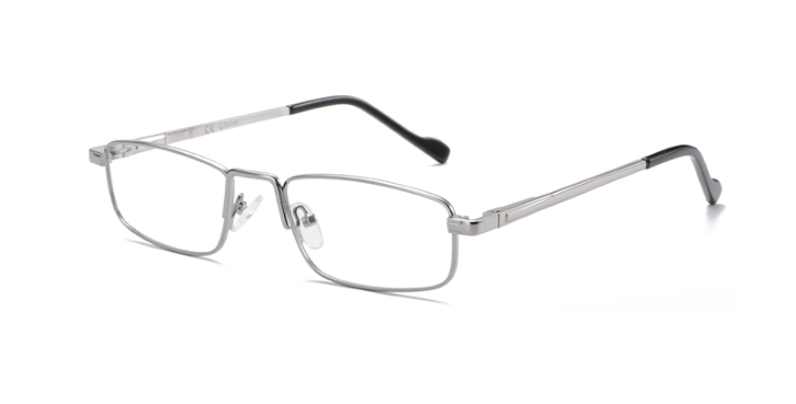 Full rim and square alloy shape style resin lenses metal men optical frames eyeglasses