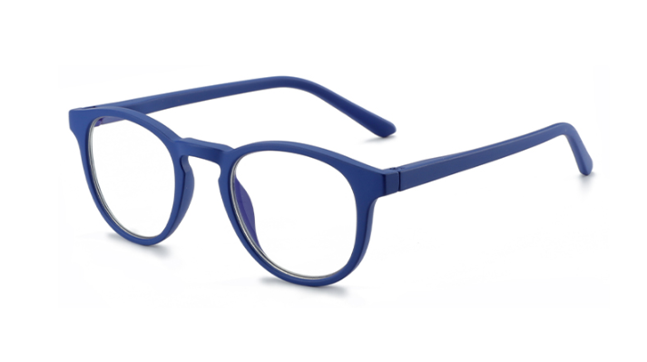 Round shape and retro style resin lenses PC unisex antiblue ray eyewear adults whenzhou optic optical frame eyeglasses