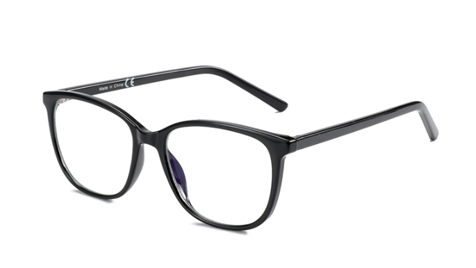 Super slim temple classic style resin lenses CP unisex blue light blocking glasses eyeglasses