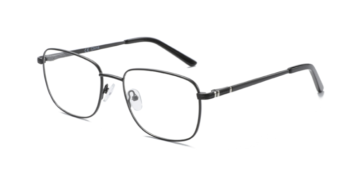 Classic business and leisure style resin lenses metal male men optical frames eyeglasses