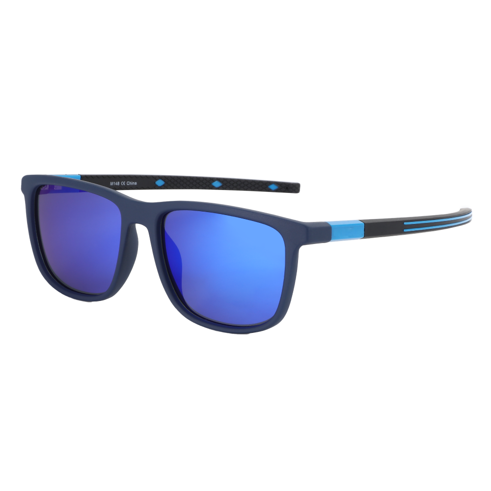 2023 New Fashion TR 90 Polarized Sun Shades Custom Logo Printed Sun Glasses Women Men OEM Sunglasses