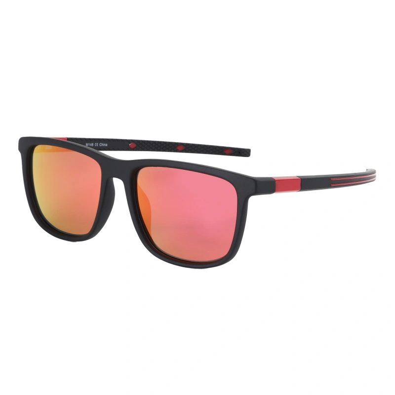 2023 New Fashion TR 90 Polarized Sun Shades Custom Logo Printed Sun Glasses Women Men OEM Sunglasses