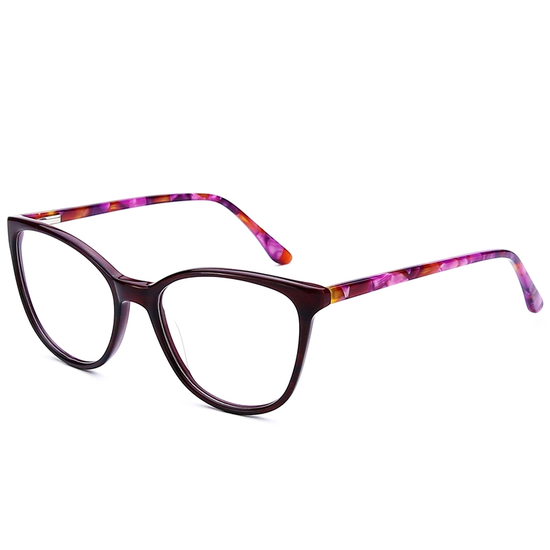 Retro Acetate Cat Eye Glasses Frame for Women Optical Myopia Progressive Hyperopia Eyewear Computer Eyeglasses  2020