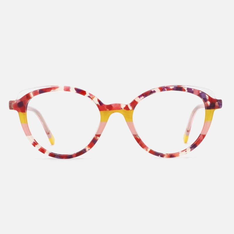 Manufacturers Wholesale Lightweight Classic Round Reading Glasses 2023 Vintage Acetate Optical Frames