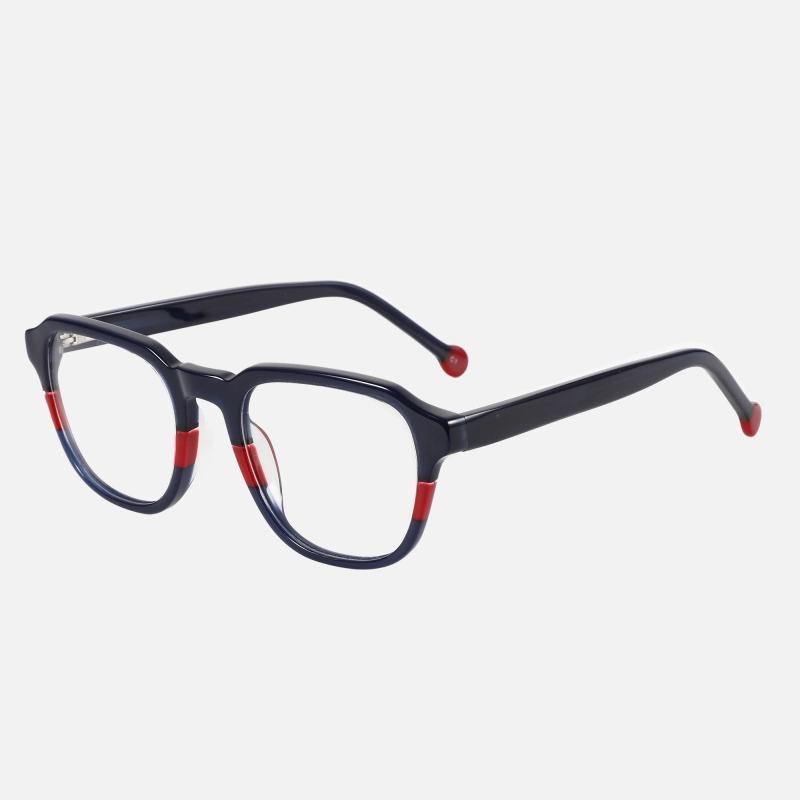Retro Rectangular Ultralight Acetate Eyewear Eyeglasses Frames For Eye Glasses Pure Acetate Optical Glasses Frames For Men