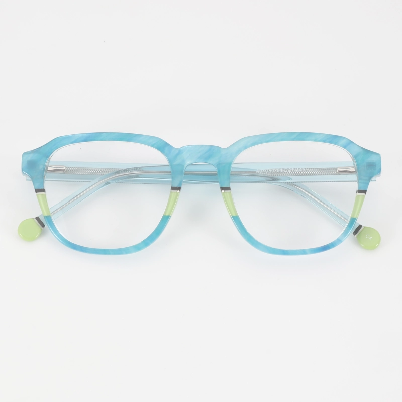 Retro Rectangular Ultralight Acetate Eyewear Eyeglasses Frames For Eye Glasses Pure Acetate Optical Glasses Frames For Men