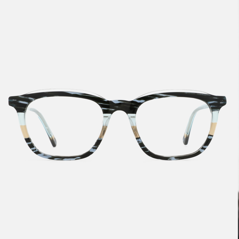 Classic Eyeglass Customized Available Acetate Square Frames Optical Frame Men Glasses Acetate Glasses