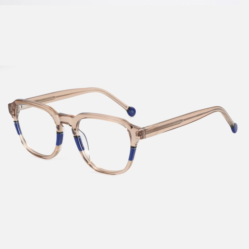 Retro Rectangular Ultralight Acetate Eyewear Eyeglasses Frames For Eye Glasses Pure Acetate Optical Glasses Frames For Men