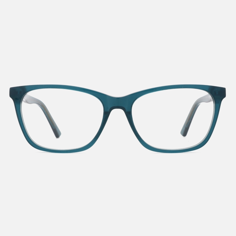 2023 Eco Friendly Classic Solid Color Spectacle Frames Square Optical Acetate Eye Glasses For Women