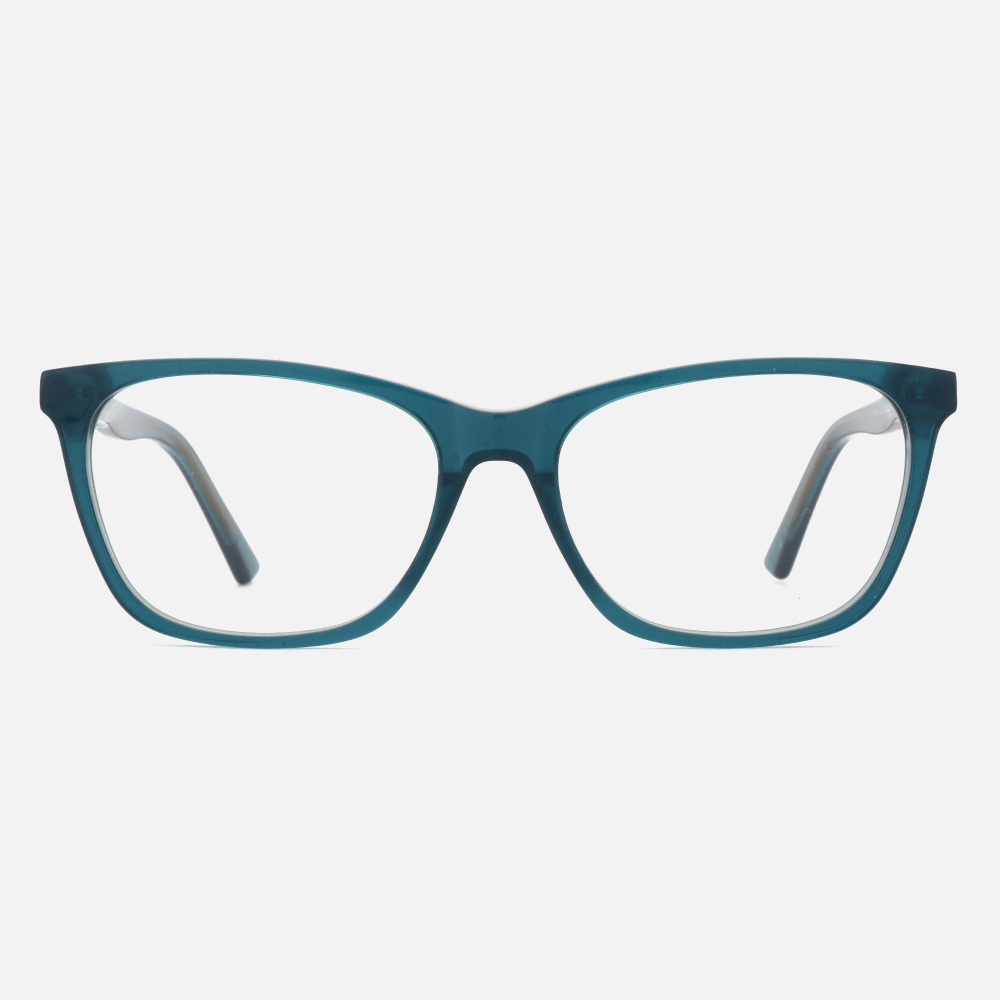 2023 Eco Friendly Classic Solid Color Spectacle Frames Square Optical Acetate Eye Glasses For Women
