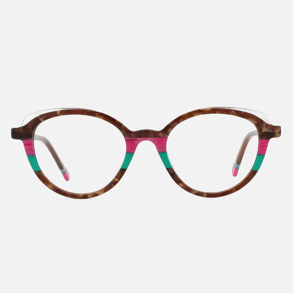 Manufacturers Wholesale Lightweight Classic Round Reading Glasses 2023 Vintage Acetate Optical Frames