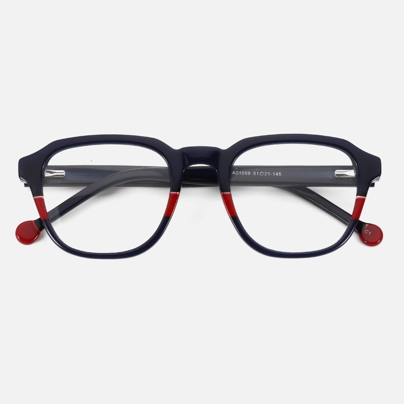 Retro Rectangular Ultralight Acetate Eyewear Eyeglasses Frames For Eye Glasses Pure Acetate Optical Glasses Frames For Men