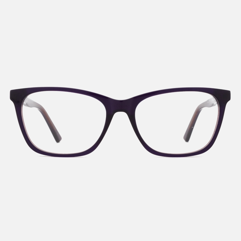 2023 Eco Friendly Classic Solid Color Spectacle Frames Square Optical Acetate Eye Glasses For Women