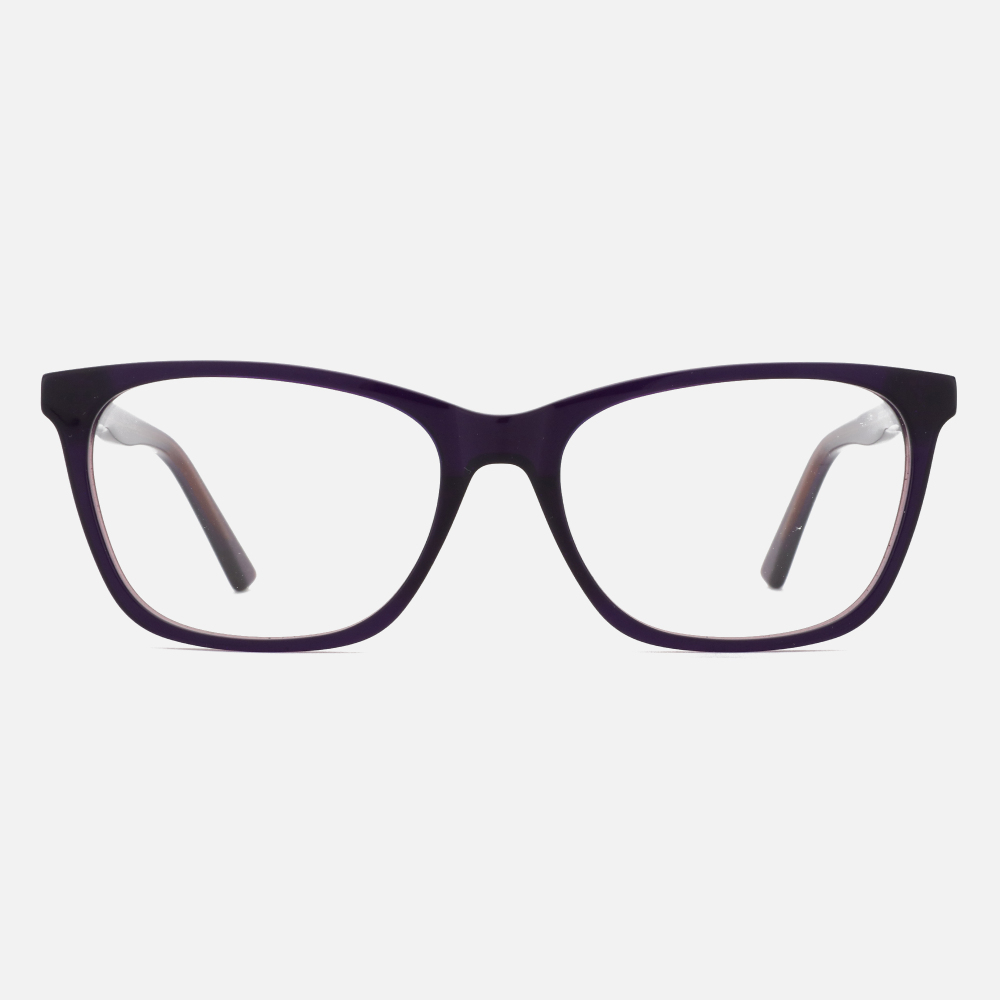 2023 Eco Friendly Classic Solid Color Spectacle Frames Square Optical Acetate Eye Glasses For Women