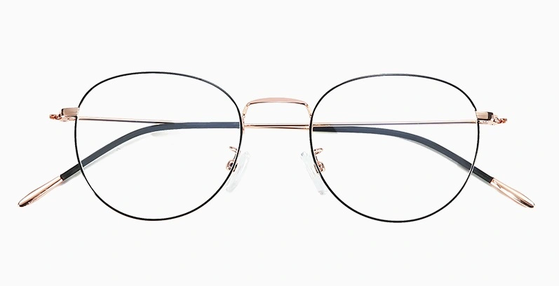 Computer glasses supplier round metal frame anti blue ray blue light blocking glasses