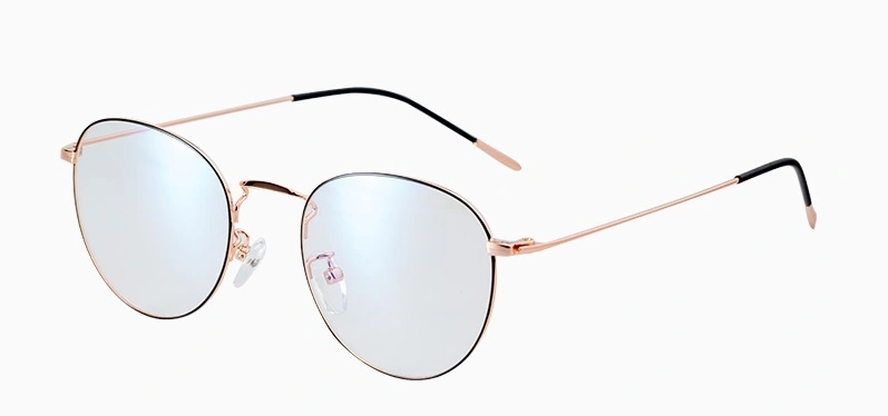 Computer glasses supplier round metal frame anti blue ray blue light blocking glasses
