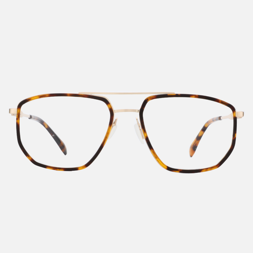 Modern Ultra Light Comfortable Square Metal Glasses Frame Full Rim Eyeglasses Optical Glasses Frame For Men Women