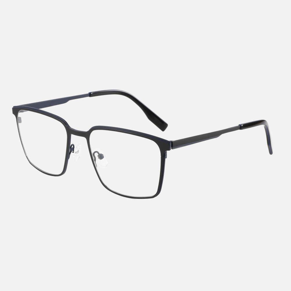 New Design Spectacle Gafas De Metal 2023 Support OEM Eyewear Metal Men Square Optical Eyeglasses Frames