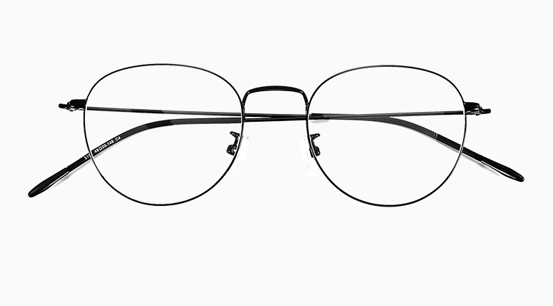 Computer glasses supplier round metal frame anti blue ray blue light blocking glasses