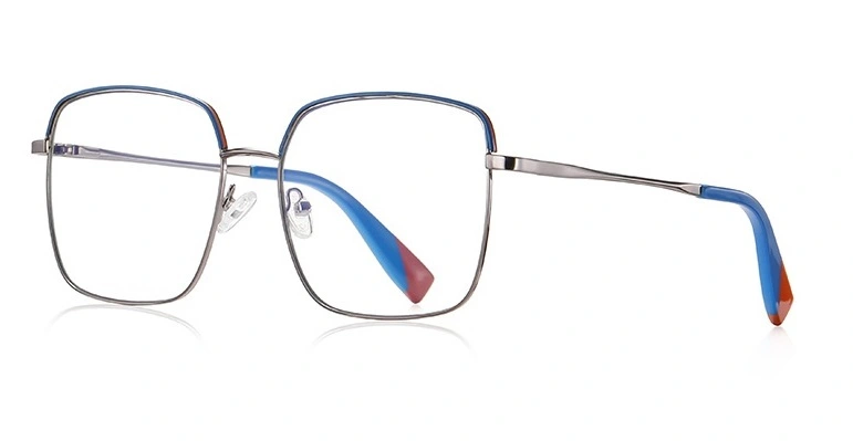 Fashion European And American Style Anti-blue Light Metal Full Frame Female Optical Glasses Frames for 2023 New