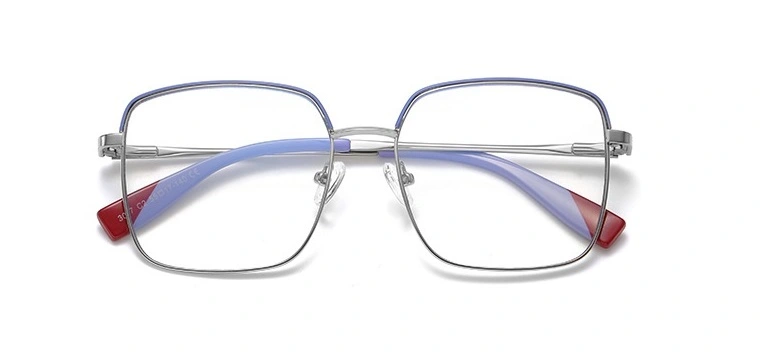 Fashion European And American Style Anti-blue Light Metal Full Frame Female Optical Glasses Frames for 2023 New