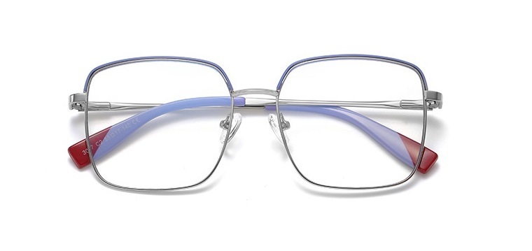 Fashion European And American Style Anti-blue Light Metal Full Frame Female Optical Glasses Frames for 2023 New