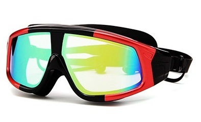 2023 Hot Selling Colorful Lenses Swimming Goggles Waterproof Antifogging Silicone Large Frame New Swim Glasses for Adult
