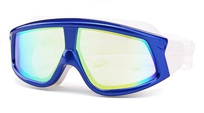 2023 Hot Selling Colorful Lenses Swimming Goggles Waterproof Antifogging Silicone Large Frame New Swim Glasses for Adult