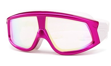 2023 Hot Selling Colorful Lenses Swimming Goggles Waterproof Antifogging Silicone Large Frame New Swim Glasses for Adult