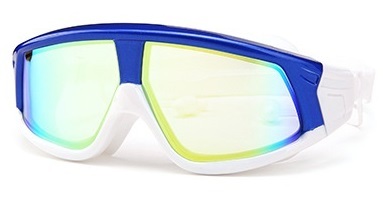 2023 Hot Selling Colorful Lenses Swimming Goggles Waterproof Antifogging Silicone Large Frame New Swim Glasses for Adult