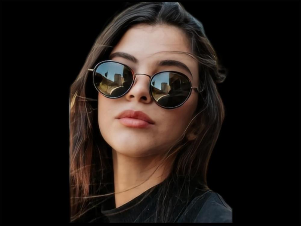 2024 New Style Acetate and Metal Vintage Round Acetate Sunglasses for Unisex Uv400 Protect Shades