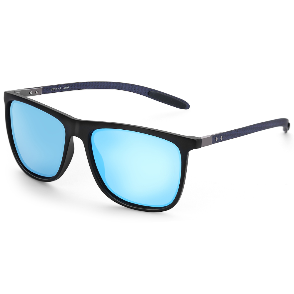 Manufacturer Carbon Fiber tr90 sunglasses Square Polarized Sunglasses UV400 Anti Glare Night Driving Eyewear