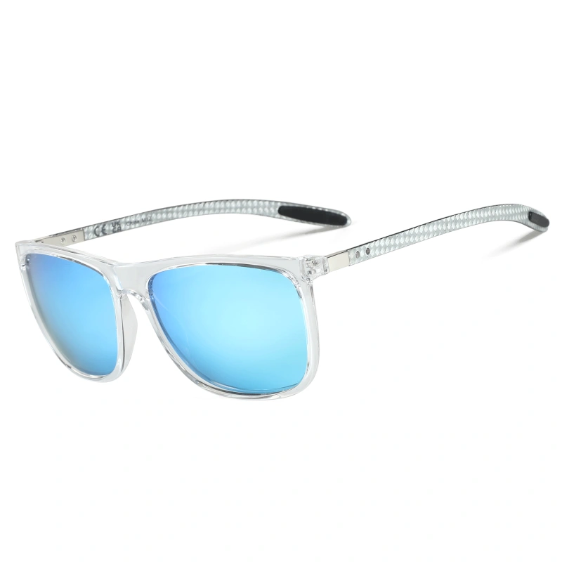 Manufacturer Carbon Fiber tr90 sunglasses Square Polarized Sunglasses UV400 Anti Glare Night Driving Eyewear