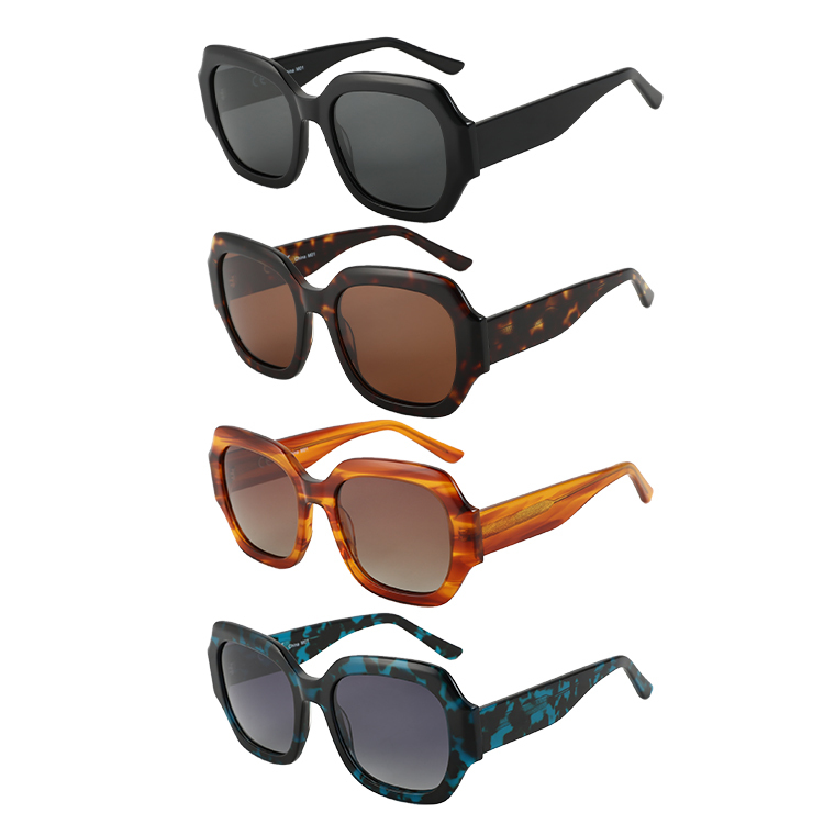 2024 Oversized UV400 sunglasses Retro Brand Design Luxury Sunglasses Fashion Women acetate for women