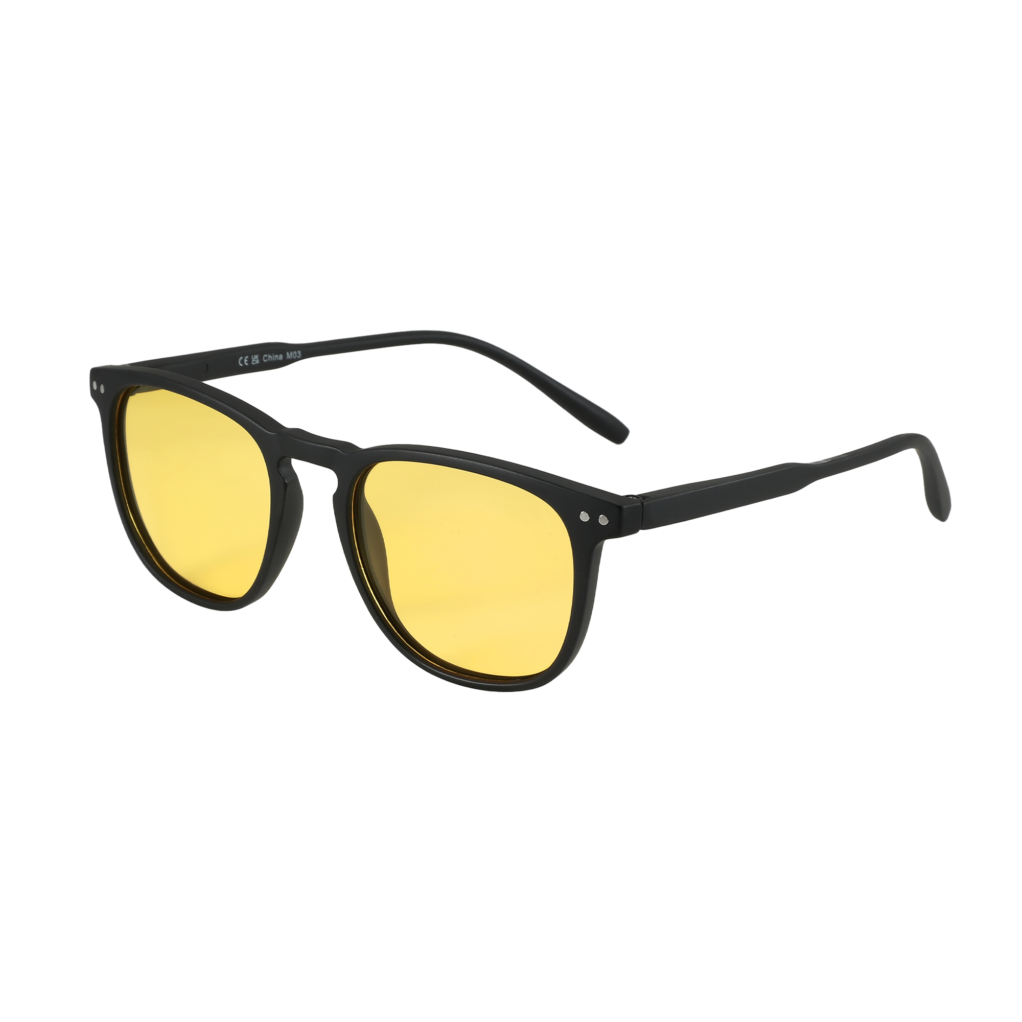 Square Polarized Sunglasses with 3D Rivets, HD UV400 Protection f0ac2f2a7d.png main image 4