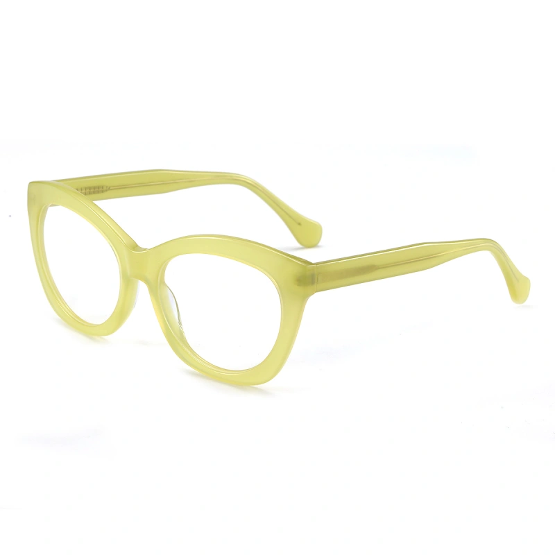 Oval fashion heavy style blue light proof plate women's glasses