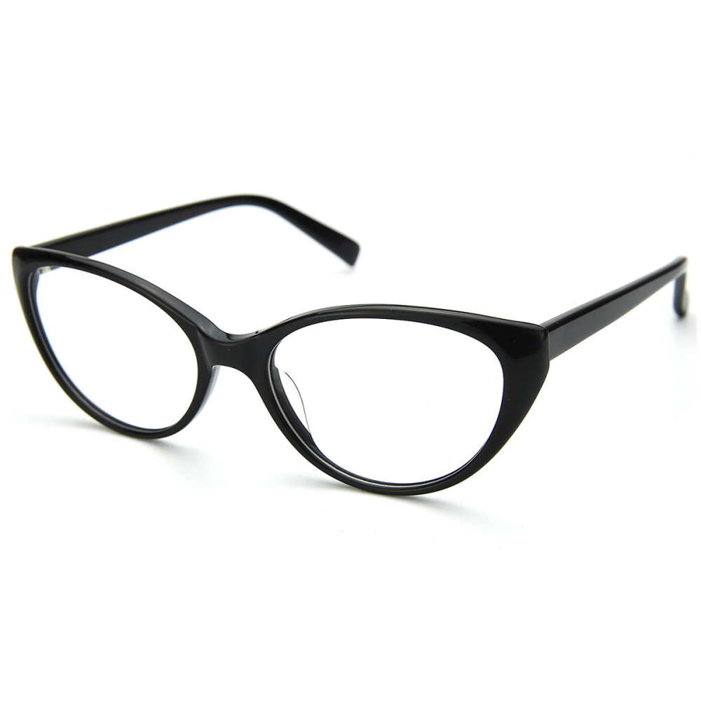 Fashion Women Ultralight Acetate Oval Shaped Glasses for Ladies Optical Spectacles Ellipse Frame