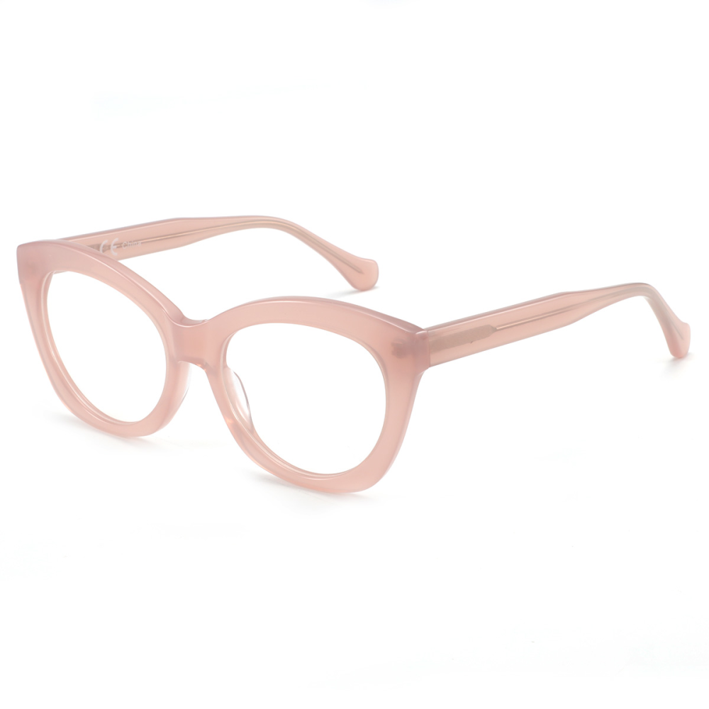 Oval fashion heavy style blue light proof plate women's glasses