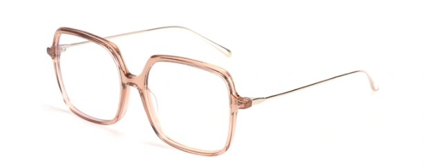 Vintage Oversized Square Clear Lens Glasses Frame For Women Anti Blue Ray Radiation Optical Myopia Computer Eyeglasses