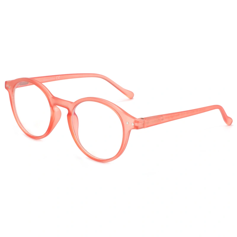 Factory wholesale retro vintage round design blue light blocking reading glasses