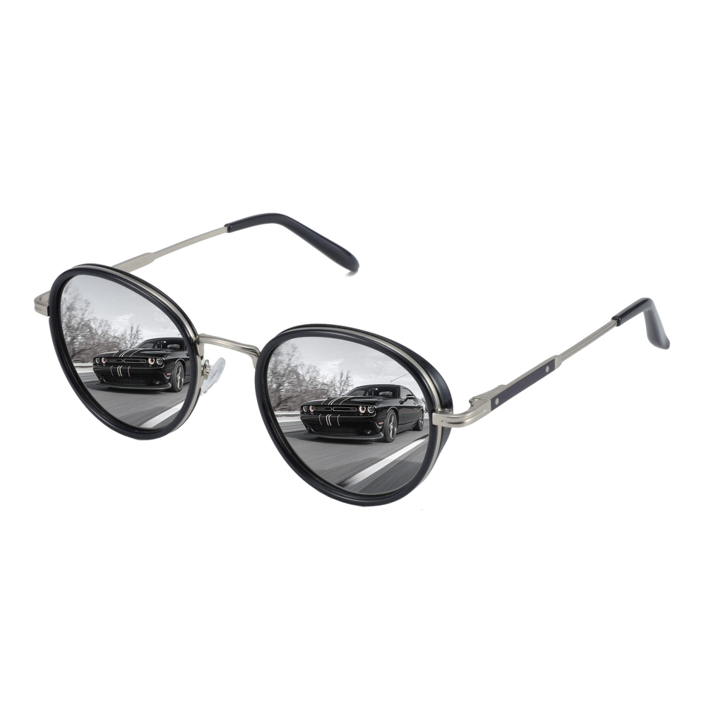 New Style Acetate and Metal Vintage Round Acetate Sunglasses for Unisex Uv400 Protect Shades