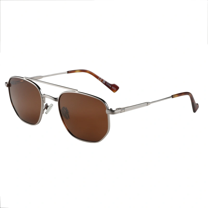 New Arrival Classic Trendi Double Bridge Sunglasses for Men UV400 Polarized Driving Glasses Frame Tac Lenses Fashion Style