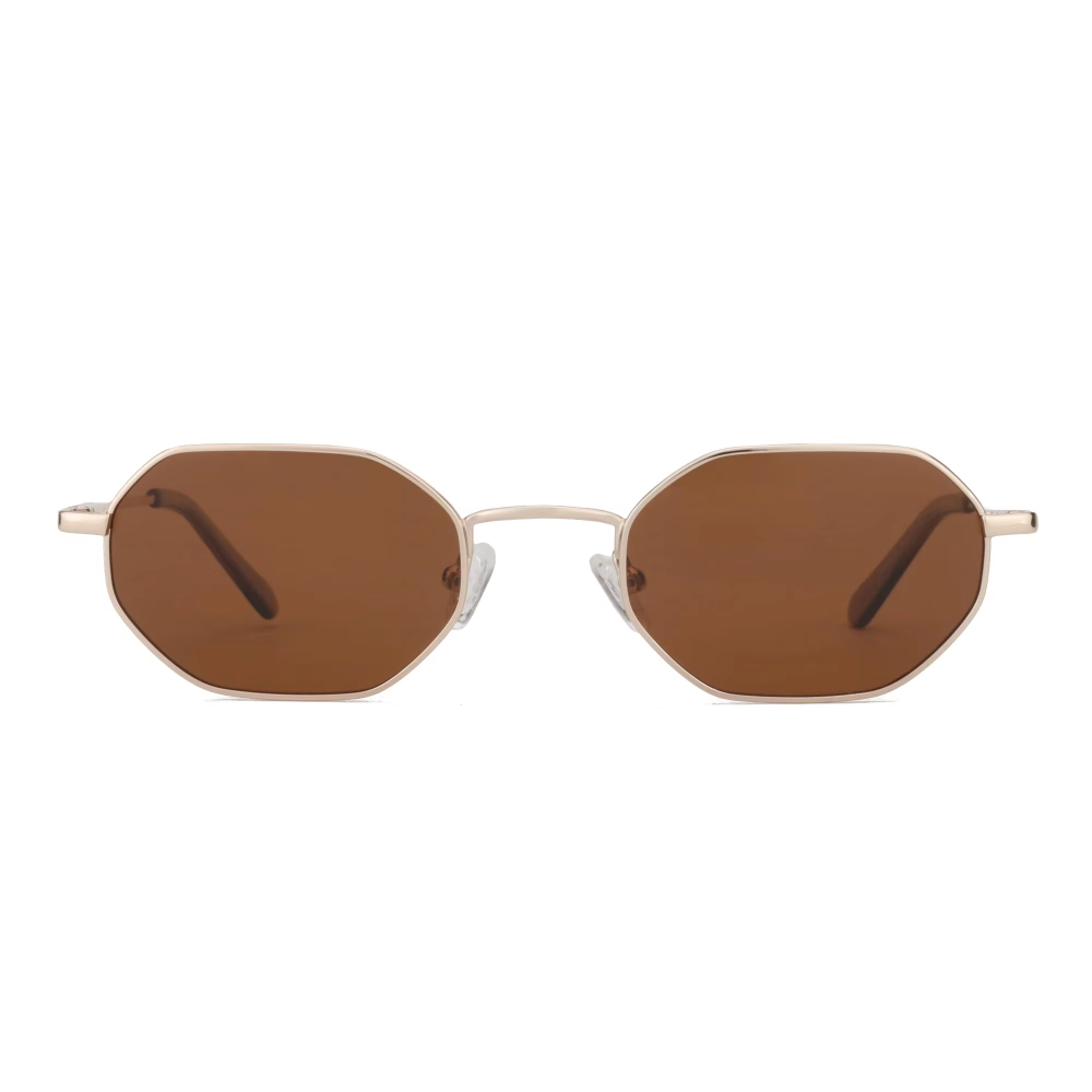 New fashion design metal frame eyewear sun glasses UV400 Polarized women sunglasses