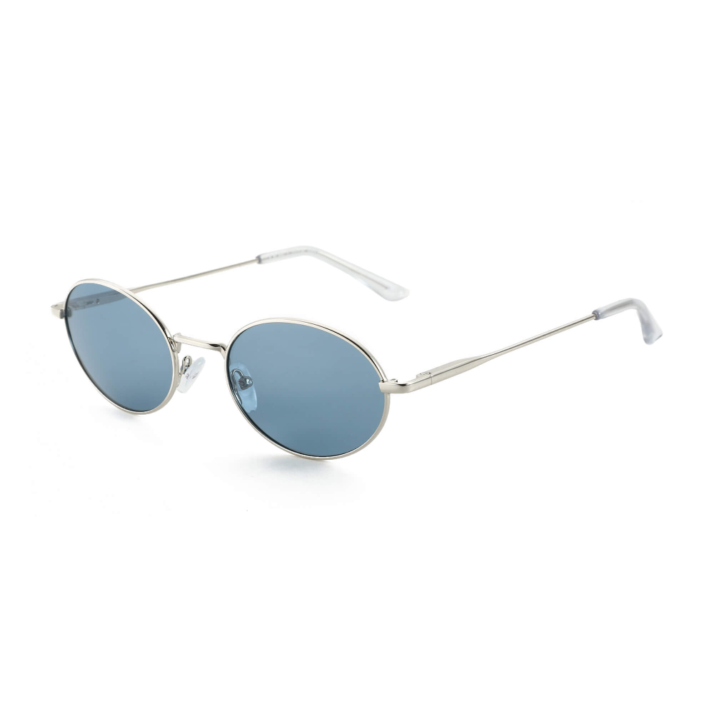 2024 Trendy Small Round High quality Retro Oval UV 400 Polarized metal Sunglasses Summer Style Vintage Shades for Woman Man