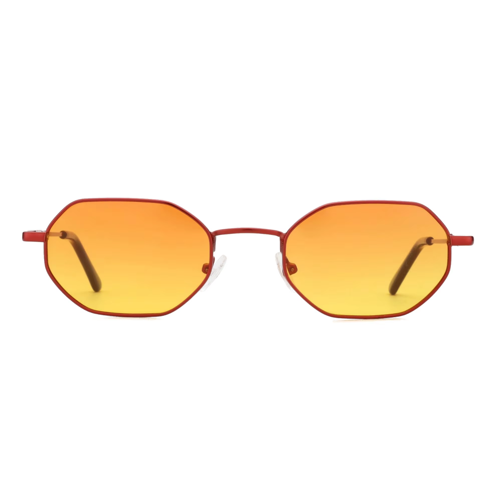 New fashion design metal frame eyewear sun glasses UV400 Polarized women sunglasses