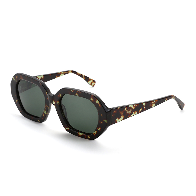 Hot Sales Sunglasses Retro Big Frame Brand Design Luxury Sunglasses  Fashion Women acetate Sun Glasses Shade for Women