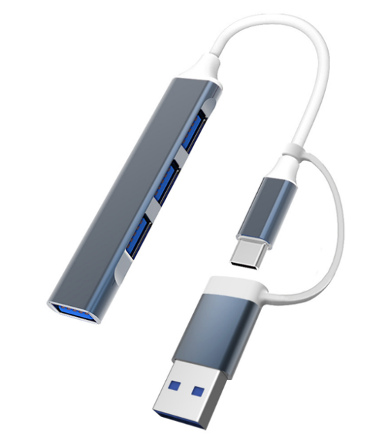 2-in-1 Connector USB Hub