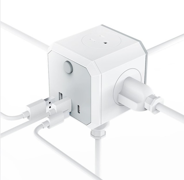 Rubik's Cube Multifunctional Power Adapter